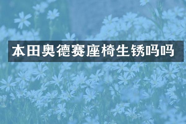 本田奥德赛座椅生锈吗吗