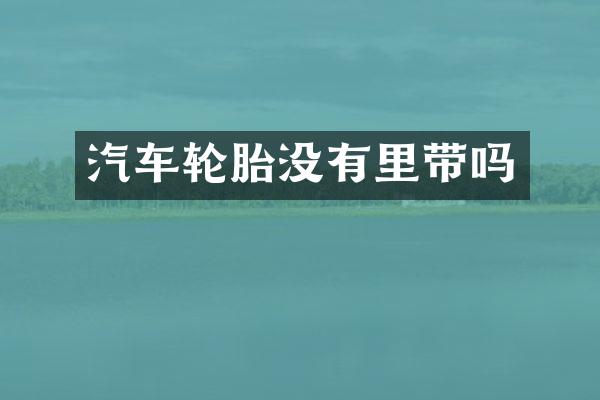 汽车轮胎没有里带吗