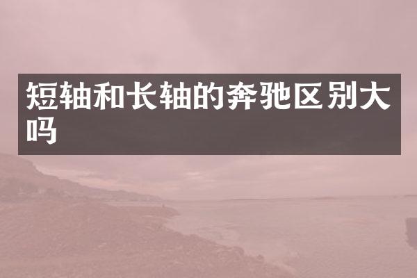短轴和长轴的奔驰区别大吗