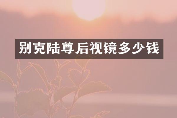 别克陆尊后视镜多少钱