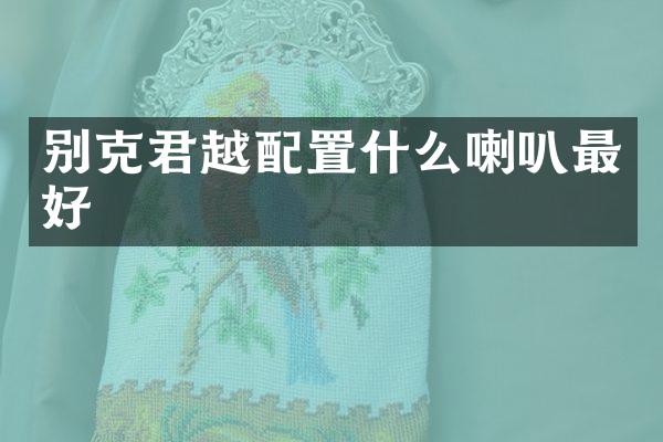 别克君越配置什么喇叭最好