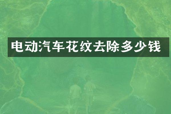 电动汽车花纹去除多少钱