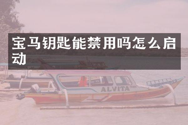 宝马钥匙能禁用吗怎么启动