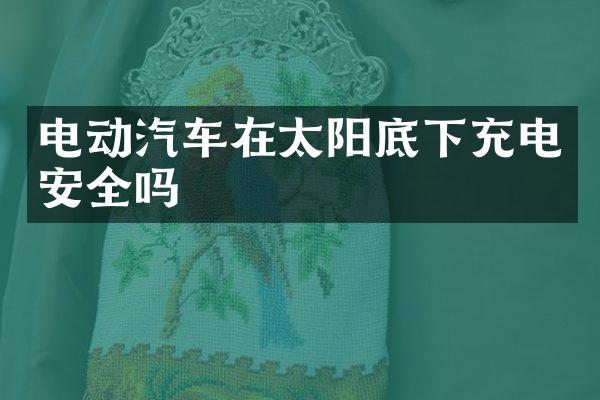 电动汽车在太阳底下充电安全吗