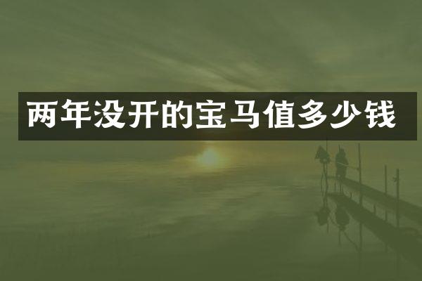 两年没开的宝马值多少钱