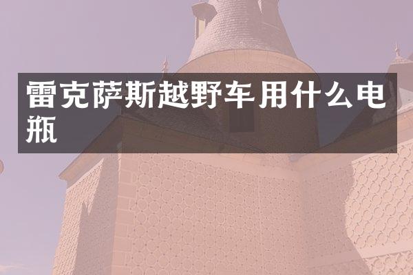 雷克萨斯越野车用什么电瓶