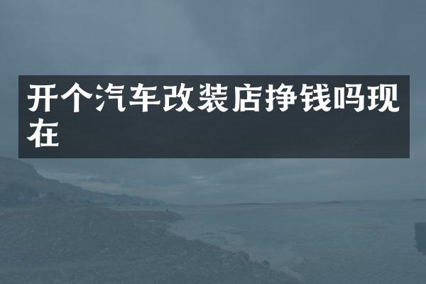 开个汽车改装店挣钱吗现在