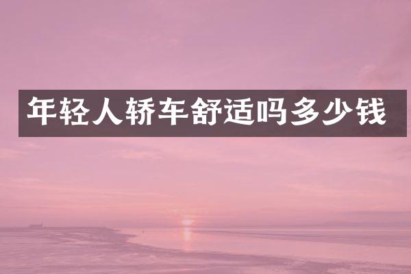年轻人轿车舒适吗多少钱