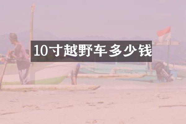 10寸越野车多少钱