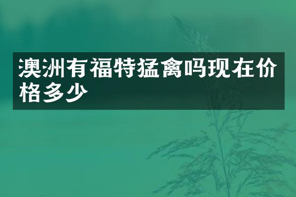 澳洲有福特猛禽吗现在价格多少