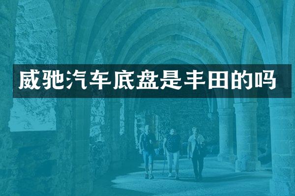 威驰汽车底盘是丰田的吗