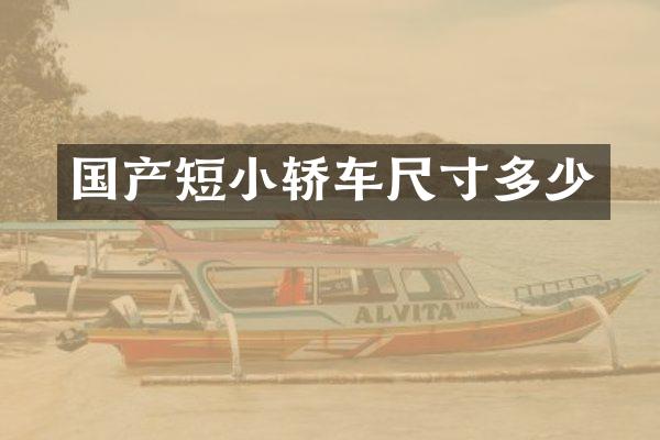 国产短小轿车尺寸多少