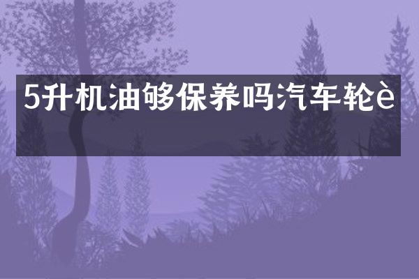 5升机油够保养吗汽车轮胎