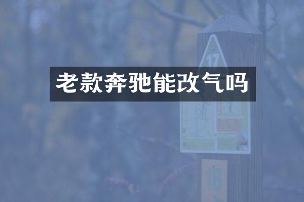 老款奔驰能改气吗