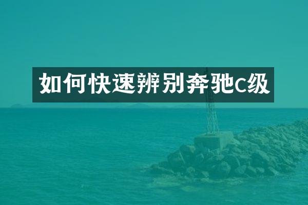 如何快速辨别奔驰c级