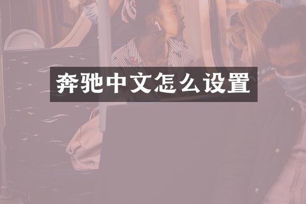 奔驰中文怎么设置