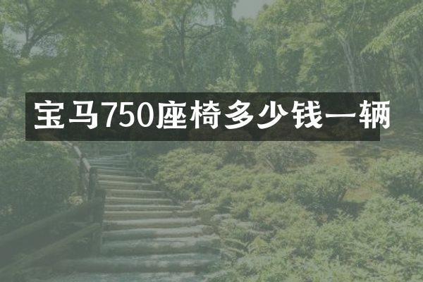 宝马750座椅多少钱一辆