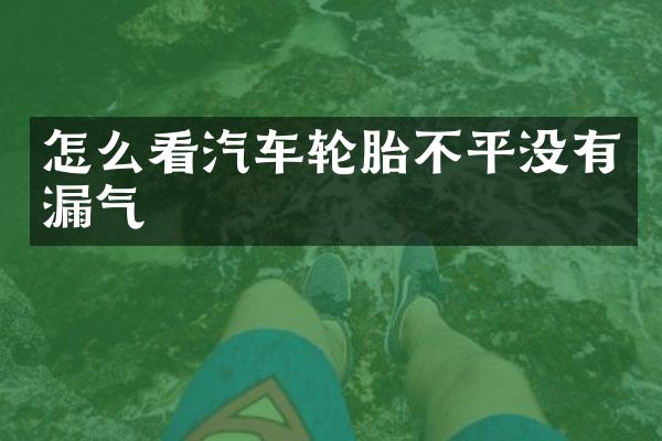 怎么看汽车轮胎不平没有漏气