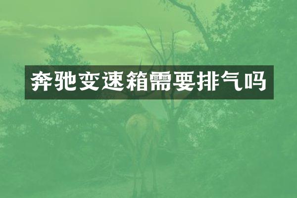 奔驰变速箱需要排气吗