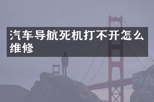 汽车导航死机打不开怎么维修