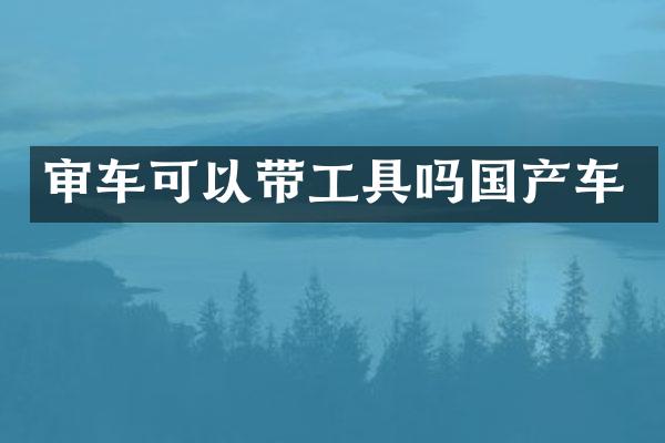 审车可以带工具吗国产车