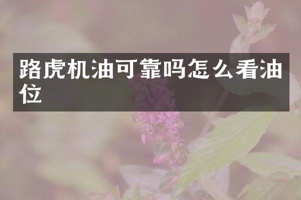 路虎机油可靠吗怎么看油位