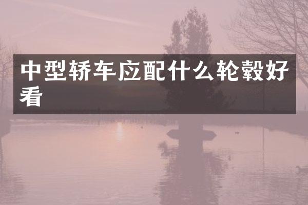 中型轿车应轮毂好看