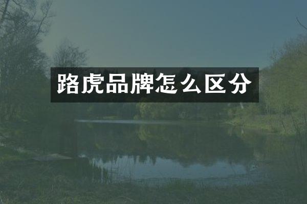 路虎品牌怎么区分