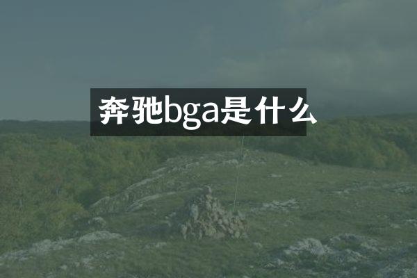 奔驰bga是什么