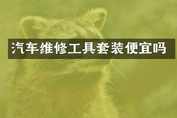 汽车维修工具套装便宜吗