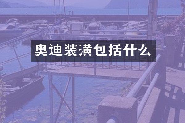 奥迪装潢包括什么