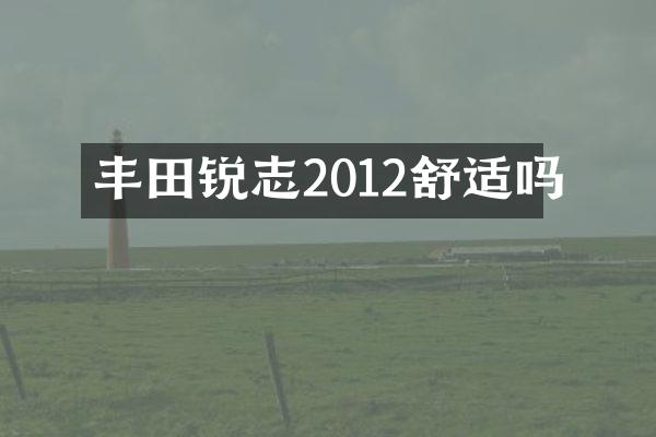 丰田锐志2012舒适吗