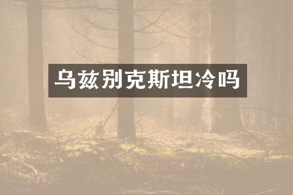 乌兹别克斯坦冷吗