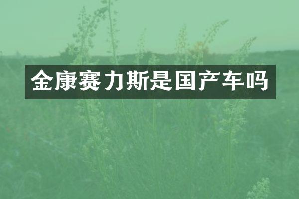 金康赛力斯是国产车吗