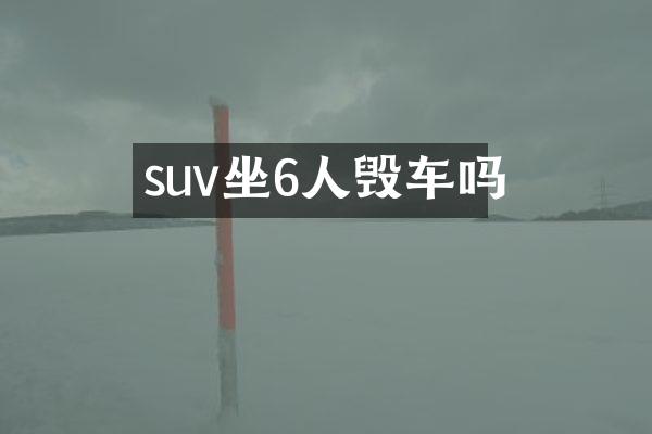 suv坐6人毁车吗