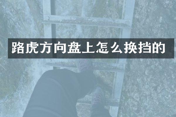 路虎方向盘上怎么换挡的