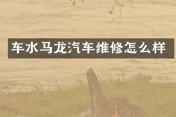 车水马龙汽车维修怎么样