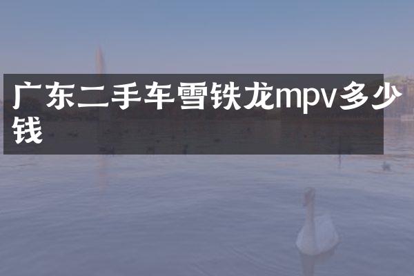 广东二手车雪铁龙mpv多少钱
