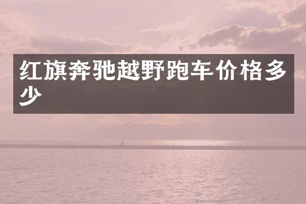 红旗奔驰越野跑车价格多少