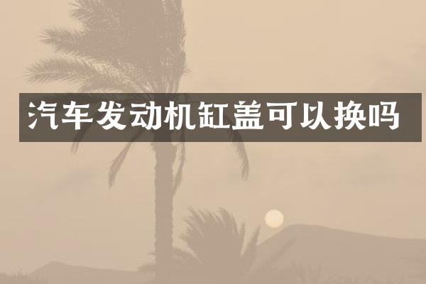 汽车发动机缸盖可以换吗