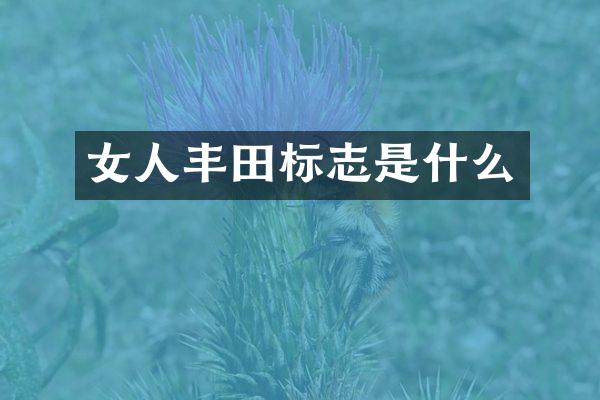 女人丰田标志是什么