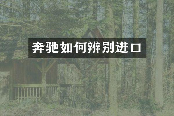 奔驰如何辨别进口