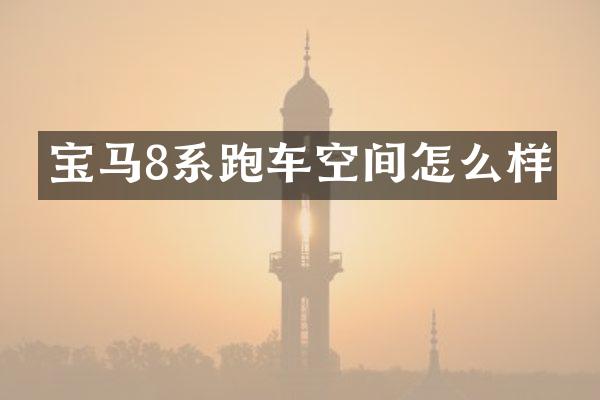 宝马8系跑车空间怎么样