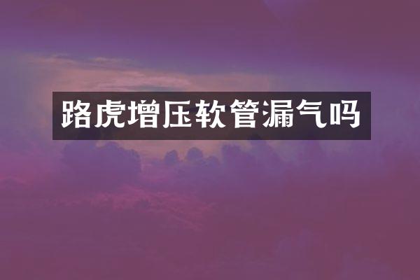 路虎增压软管漏气吗