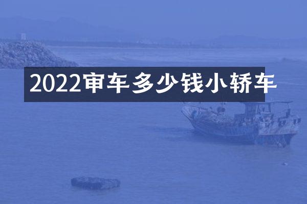 2022审车多少钱小轿车