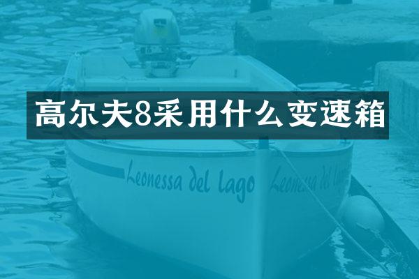 高尔夫8采用什么变速箱