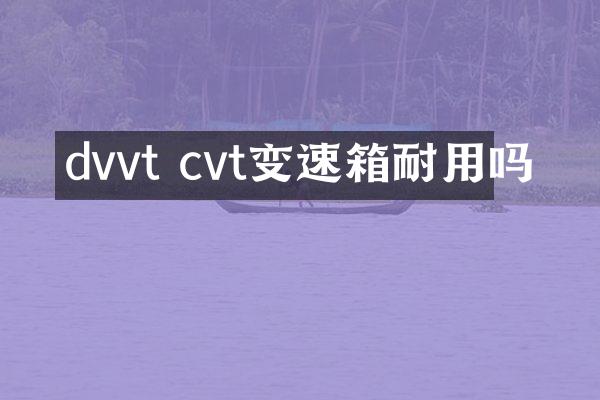 dvvt cvt变速箱耐用吗