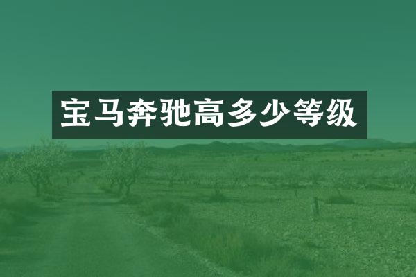 宝马奔驰高多少等级
