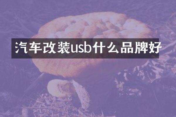 汽车改装usb什么品牌好