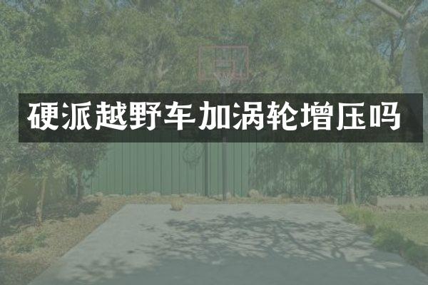 硬派越野车加涡轮增压吗